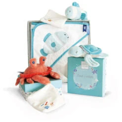 Sortie De Bain DOUDOU&COMPAGNIE Poisson -MADE4BABY BOUTIQUE sortie de bain doudoucompagnie poisson 2