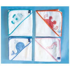 Sortie De Bain DOUDOU&COMPAGNIE Poisson -MADE4BABY BOUTIQUE sortie de bain doudoucompagnie poisson 4