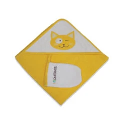 Sortie De Bain LES CHATOUNETS Jaune