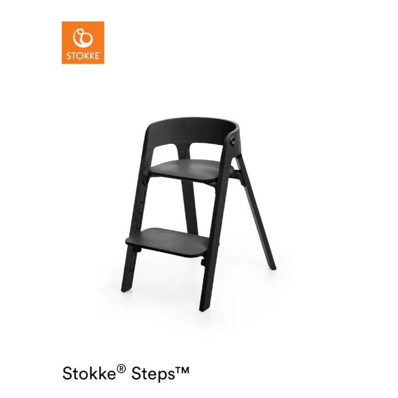Chaise Haute Steps™ STOKKE® Black 3 Chaise Haute Steps™ STOKKE® Black