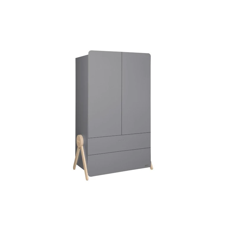 Armoire MICUNA Swing Gris/Waterwood 3 Armoire MICUNA Swing Gris/Waterwood