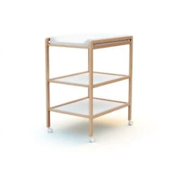 Table à Langer 2 étagères AT4 Hêtre Verni 5 Table à Langer 2 étagères AT4 Hêtre Verni -MADE4BABY BOUTIQUE table a langer 2 etageres hetre verni 1