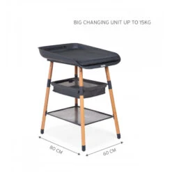 Table à Langer Evolux CHILDHOME Naturel/Anthracite -MADE4BABY BOUTIQUE table a langer evolux childhome naturelanthracite 3
