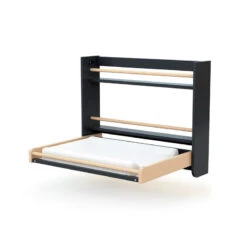 Table à Langer Murale Confort AT4 Graphite/hêtre Verni