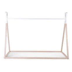 Lit Tipi 90x200 CHILDHOME Blanc/naturel -MADE4BABY BOUTIQUE tipi lit 5