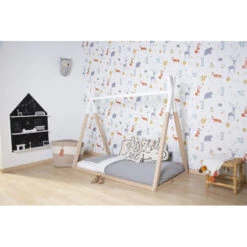 Lit Tipi 70x140 CHILDHOME Nature/Blanc -MADE4BABY BOUTIQUE tipi lit 70cx140 6