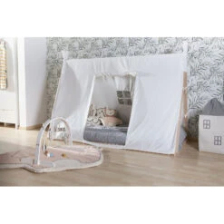 Lit Tipi 90x200 CHILDHOME Blanc/naturel -MADE4BABY BOUTIQUE tipi lit 8