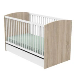 Tiroir Sous Lit 70x140 SAUTHON Access Blanc -MADE4BABY BOUTIQUE tiroir sous lit 70x140 sauthon access blanc 2