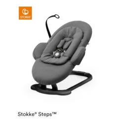Transat Steps™ STOKKE® Herrigbone Grey/black Chassis