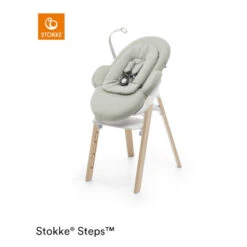 Transat Steps™ STOKKE® Soft Sage/white Chassis -MADE4BABY BOUTIQUE transat steps stokke soft sagewhite chassis 2