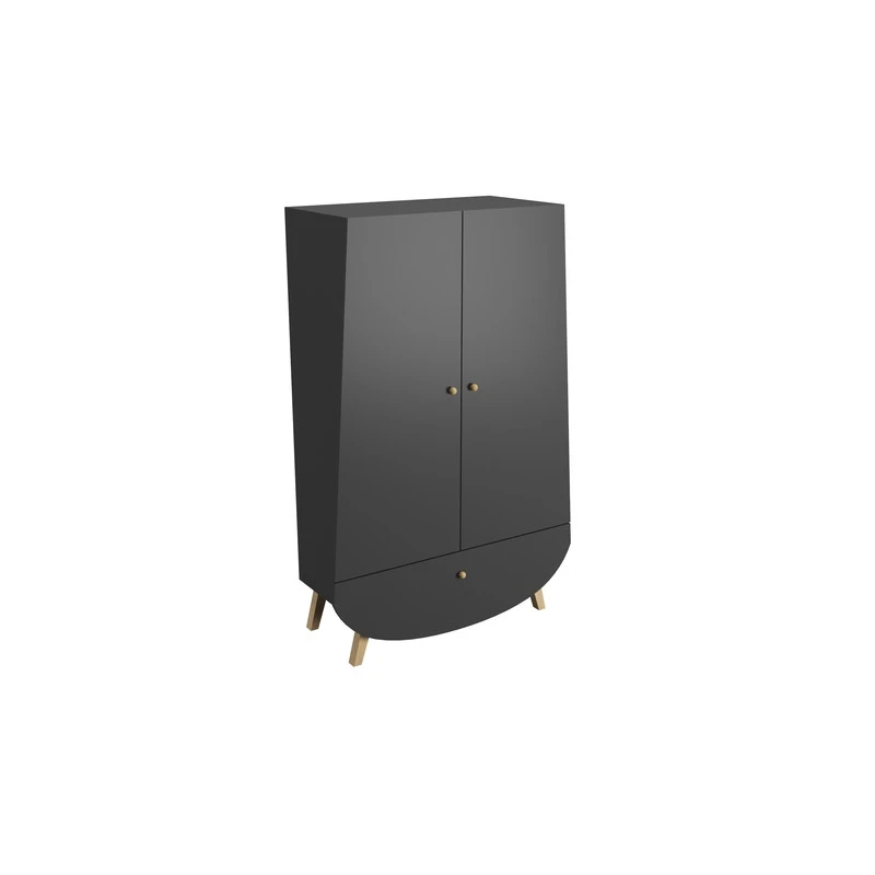 Armoire Trapèze SONGES ET RIGOLADES Gris Anthracite 3 Armoire Trapèze SONGES ET RIGOLADES Gris Anthracite