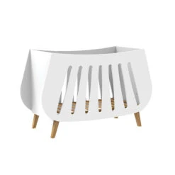 Lit 60x120 Trapèze SONGES ET RIGOLADES Blanc