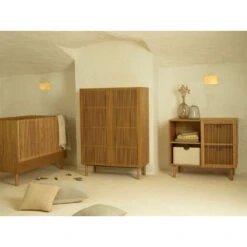 Trio Chambre Hai No Ki Avec Lit 70x140 QUAX