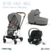 Trio Mios 3 + Nacelle + Aton B2 CYBEX Chrome Brown/Soho Grey - Volcano -MADE4BABY BOUTIQUE trio mios 2022 nacelle aton b2 cybex chrome brownsoho grey volcano
