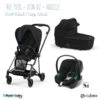 Trio Mios 3 + Nacelle + Aton B2 CYBEX Matt Black/Deep Black - Volcano 2 Trio Mios 3 + Nacelle + Aton B2 CYBEX Matt Black/Deep Black - Volcano -MADE4BABY BOUTIQUE trio mios 2022 nacelle aton b2 cybex matt blackdeep black volcano