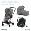 Trio Mios 3 + Nacelle + Aton B2 CYBEX Matt Black/Soho Grey - Volcano -MADE4BABY BOUTIQUE trio mios 2022 nacelle aton b2 cybex matt blacksoho grey volcano