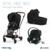 Trio Mios 3 + Nacelle + Aton B2 CYBEX Rosegold/Deep Black - Volcano 2 Trio Mios 3 + Nacelle + Aton B2 CYBEX Rosegold/Deep Black - Volcano -MADE4BABY BOUTIQUE trio mios 2022 nacelle aton b2 cybex rosegolddeep black volcano