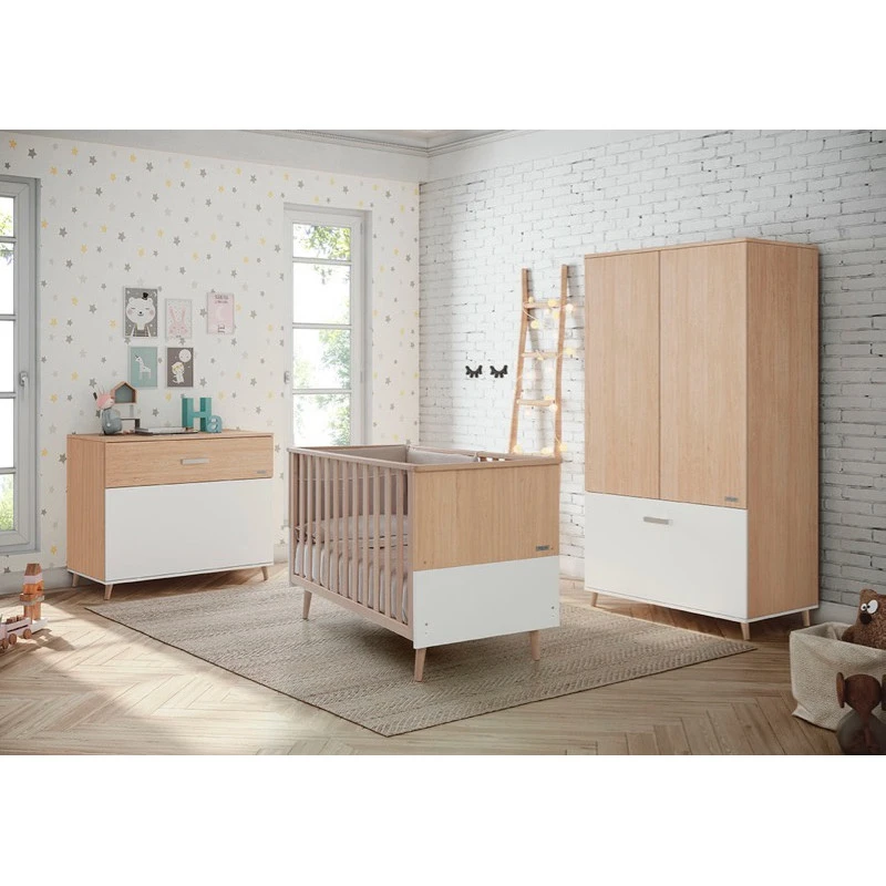 Chambre Trio Nature Avec Lit 70x140 MICUNA Waterwood Blanc 3 Chambre Trio Nature Avec Lit 70x140 MICUNA Waterwood Blanc