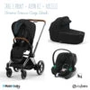 Trio Poussette EPriam 2 + Nacelle + Aton B2 CYBEX Chrome Brown/Deep Black - Volcano 2 Trio Poussette EPriam 2 + Nacelle + Aton B2 CYBEX Chrome Brown/Deep Black - Volcano -MADE4BABY BOUTIQUE trio poussette epriam 2022 nacelle aton b2 cybex chrome browndeep black volcano