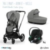 Trio Poussette EPriam 2 + Nacelle + Aton B2 CYBEX Matt Black/Soho Grey - Volcano -MADE4BABY BOUTIQUE trio poussette epriam 2022 nacelle aton b2 cybex matt blacksoho grey volcano