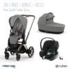 Trio Poussette EPriam 2 + Nacelle + Aton B2 CYBEX Rosegold/Soho Grey - Volcano -MADE4BABY BOUTIQUE trio poussette epriam 2022 nacelle aton b2 cybex rosegoldsoho grey volcano