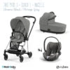 Trio Poussette Mios 3 + Nacelle + Cloud T CYBEX Chrome Black/Mirage Grey 1 Trio Poussette Mios 3 + Nacelle + Cloud T CYBEX Chrome Black/Mirage Grey -MADE4BABY BOUTIQUE trio poussette mios 3 nacelle cloud t cybex chrome blackmirage grey