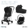 Trio Poussette Mios 3 + Nacelle + Cloud T CYBEX Chrome Black/Sepia Black -MADE4BABY BOUTIQUE trio poussette mios 3 nacelle cloud t cybex chrome blacksepia black