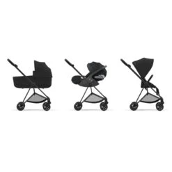Trio Poussette Mios 3 + Nacelle + Cloud T CYBEX Matt Black/Off White -MADE4BABY BOUTIQUE trio poussette mios 3 nacelle cloud t cybex matt blackoff white 8