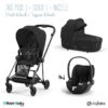 Trio Poussette Mios 3 + Nacelle + Cloud T CYBEX Matt Black/Sepia Black -MADE4BABY BOUTIQUE trio poussette mios 3 nacelle cloud t cybex matt blacksepia black