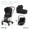 Trio Poussette Mios 3 + Nacelle + Cloud T CYBEX Rosegold/Sepia Black -MADE4BABY BOUTIQUE trio poussette mios 3 nacelle cloud t cybex rosegoldsepia black
