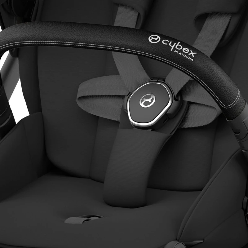 Trio Poussette Mios 3 + Nacelle + Cloud T Plus CYBEX Chrome Black/Leaf Green 10 Trio Poussette Mios 3 + Nacelle + Cloud T Plus CYBEX Chrome Black/Leaf Green – Image 8