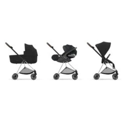 Trio Poussette Mios 3 + Nacelle + Cloud T Plus CYBEX Chrome Brown/Peach Pink -MADE4BABY BOUTIQUE trio poussette mios 3 nacelle cloud t plus cybex chrome brownpeach pink 7