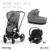 Trio Poussette Priam 4 + Nacelle + Aton B2 CYBEX Rosegold/Soho Grey - Volcano 1 Trio Poussette Priam 4 + Nacelle + Aton B2 CYBEX Rosegold/Soho Grey - Volcano -MADE4BABY BOUTIQUE trio poussette priam 2022 nacelle aton b2 cybex rosegoldsoho grey volcano
