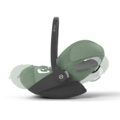Trio Poussette Priam 4 + Cloud Ti-Size + Nacelle CYBEX Matt Black/Leaf Green -MADE4BABY BOUTIQUE trio poussette priam 4 cloud t i size nacelle cybex matt blackleaf green 13