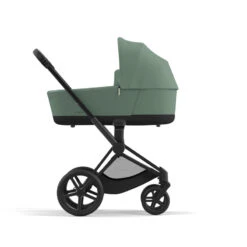 Trio Poussette Priam 4 + Cloud Ti-Size + Nacelle CYBEX Matt Black/Leaf Green -MADE4BABY BOUTIQUE trio poussette priam 4 cloud t i size nacelle cybex matt blackleaf green 3