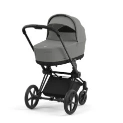 Trio Poussette Priam 4 + Cloud T I-Size + Nacelle CYBEX Matt Black/Mirage Grey -MADE4BABY BOUTIQUE trio poussette priam 4 cloud t i size nacelle cybex matt blackmirage grey 2