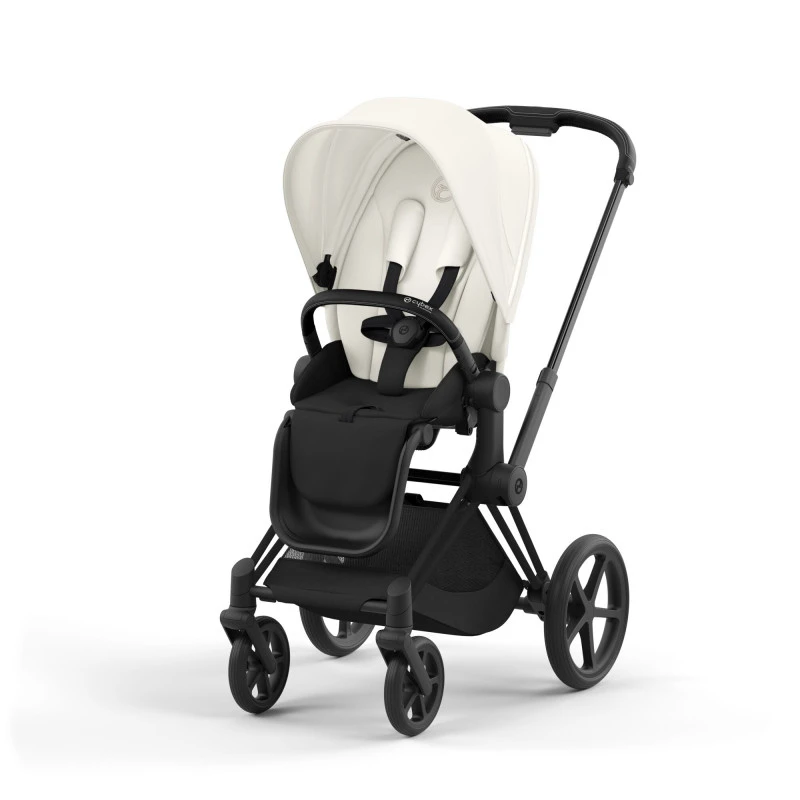 Trio Poussette Priam 4 + Cloud T I-Size + Nacelle CYBEX Matt Black/Off White 4 Trio Poussette Priam 4 + Cloud T I-Size + Nacelle CYBEX Matt Black/Off White – Image 2