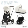 Trio Poussette Priam 4 + Cloud T I-Size + Nacelle CYBEX RoseGold/Off White -MADE4BABY BOUTIQUE trio poussette priam 4 cloud t i size nacelle cybex rosegoldoff white
