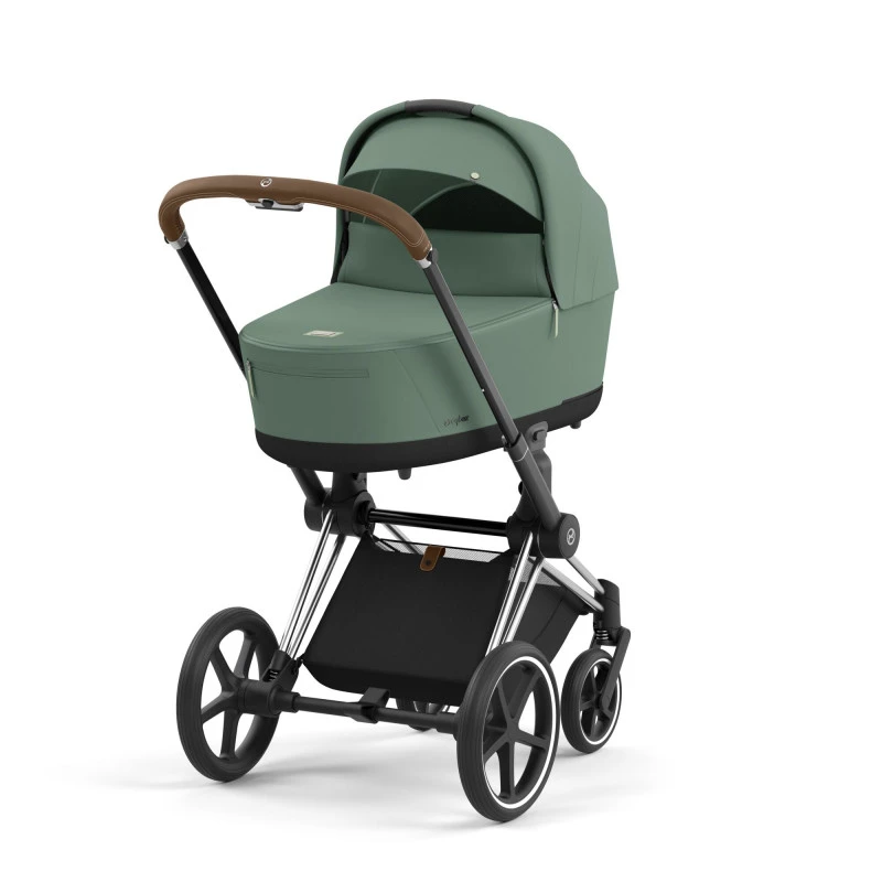 Trio Poussette Priam 4 + Cloud T Plus I-Size + Nacelle CYBEX Chrome Brown/Leaf Green 5 Trio Poussette Priam 4 + Cloud T Plus I-Size + Nacelle CYBEX Chrome Brown/Leaf Green – Image 3