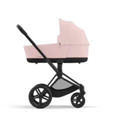 Trio Poussette Priam 4 + Cloud T Plus I-Size + Nacelle CYBEX Matt Black/Peach Pink -MADE4BABY BOUTIQUE trio poussette priam 4 cloud t plus i size nacelle cybex matt blackpeach pink 3