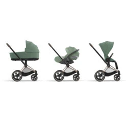 Trio Poussette Priam 4 + Cloud T Plus I-Size + Nacelle CYBEX RoseGold/Leaf Green -MADE4BABY BOUTIQUE trio poussette priam 4 cloud t plus i size nacelle cybex rosegoldleaf green 2