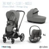 Trio Poussette Priam 4 + Cloud T I-Size + Nacelle CYBEX Chrome Black/Mirage Grey -MADE4BABY BOUTIQUE trio priam 2023nacellecloud t 19