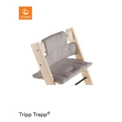 Coussin De Chaise Tripp Trapp® En Coton Bio STOKKE® Icône Gris