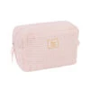 Trousse De Toilette En Nid D'abeille BB&CO Rose Blush