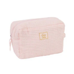 Trousse De Toilette En Nid D'abeille BB&CO Rose Blush