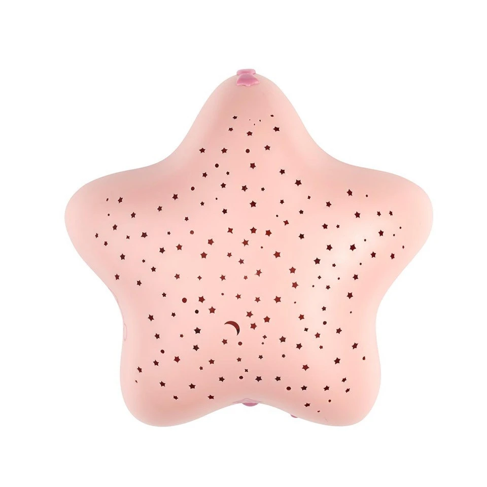 Veilleuse Etoile Projecteur à Piles PABOBO Rose 4 Veilleuse Etoile Projecteur à Piles PABOBO Rose – Image 2