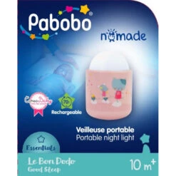 Veilleuse Nomade Lolabella PABOBO Rose -MADE4BABY BOUTIQUE veilleuse nomade pabobo rose 3