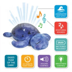 Cloud-B Veilleuse Tranquil Turtle® CLOUD B Ocean -MADE4BABY BOUTIQUE veilleuse tranquil turtle cloud b ocean 2